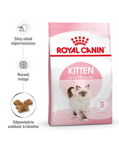 ROYAL CANIN  Kitten 4 kg + 400 g BEZMAKSAS