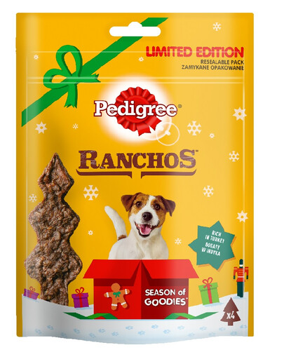 PEDIGREE Ranchos uzkodas pieaugušiem suņiem ar tītara garšu 7 x 52 g
