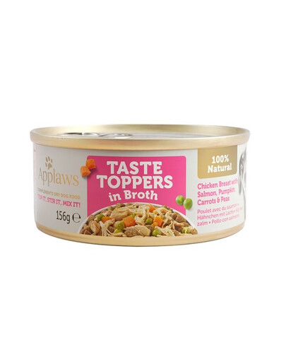 APPLAWS Dog Tin Taste Toppers 72x156g bundžās buljonā suņiem