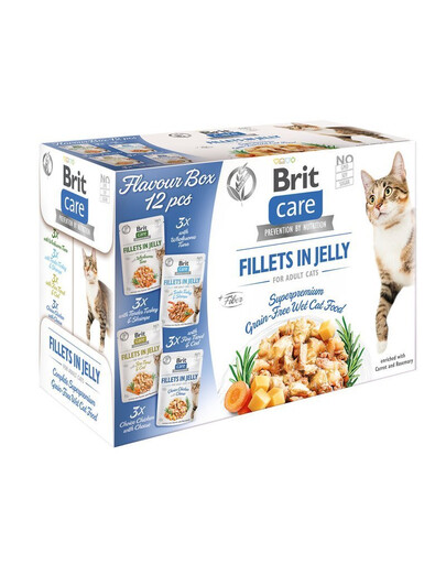 BRIT Care Cat Flavour Box in Jelly 12x85g garšu maisījums