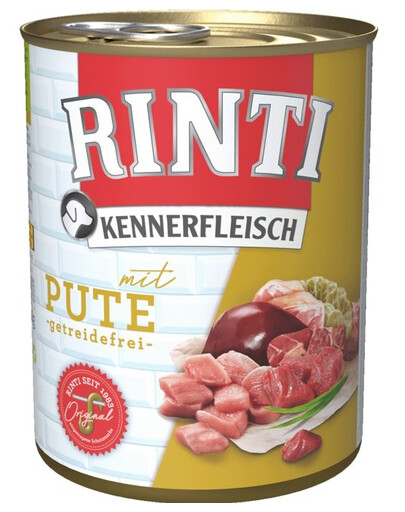 RINTI Kennerfleisch tītara gaļa, bez glutēna 800 g