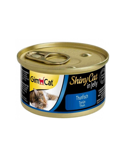 GIMCAT Shiny Cat Tuna in Jelly 70 g ar tunci želejā