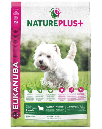 Eukanuba Nature Plus+ Adult Small Breed Rich In Freshly Frozen Lamb 10 kg