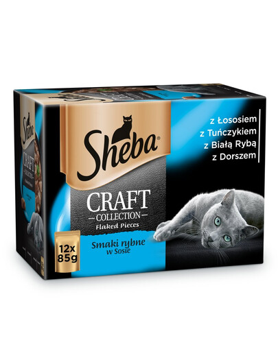 SHEBA Craft Collection​ konservų rinkinys su žuvimi 12x85g