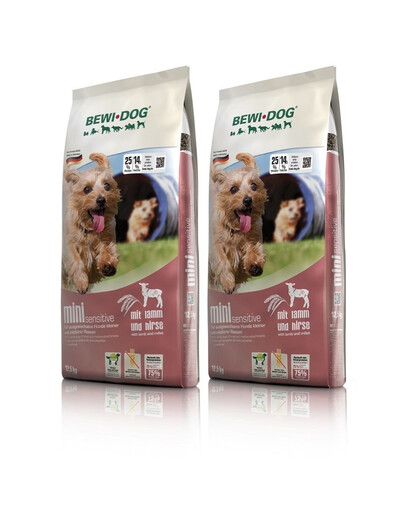 BEWI DOG Mini Sensitive 2 x 12,5 kg mazo šķirņu suņiem