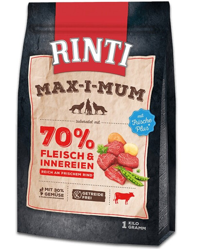 RINTI MAX-I-MUM liellopu gaļa, bez glutēna 1 kg