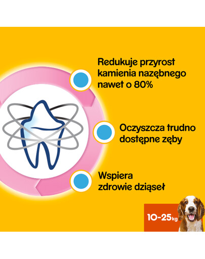 PEDIGREE DentaStix (vidējām šķirnēm) zobu kārums suņiem 3 gab