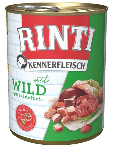 RINTI Kennerfleisch Game brieža gaļa 6x400 g