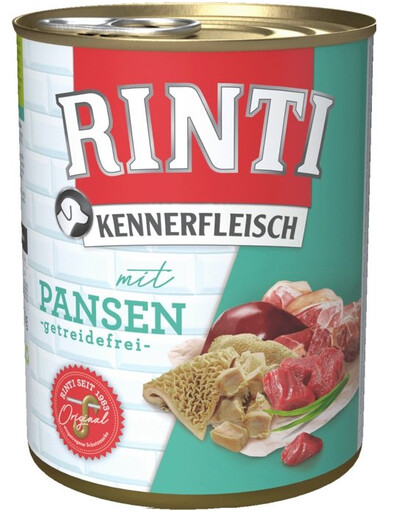 RINTI Kennerfleisch Rumen ar atgremotājiem 6x400 g