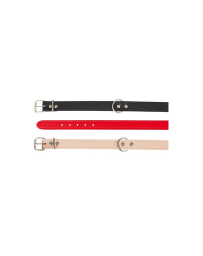 Trixie Basic antkaklis ( M-L ) 39 - 48 cm / 22 mm raudonas