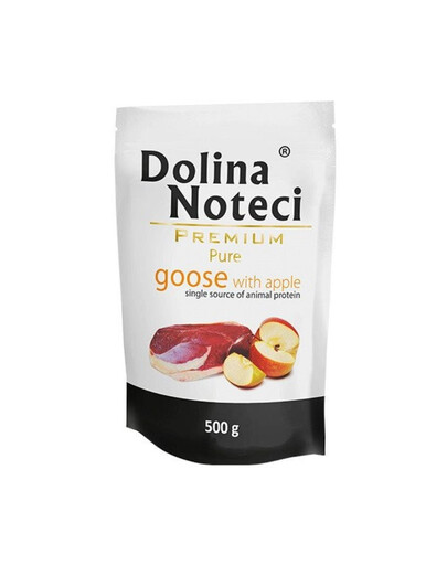 DOLINA NOTECI Premium Pure Goose ar ābolu 500g