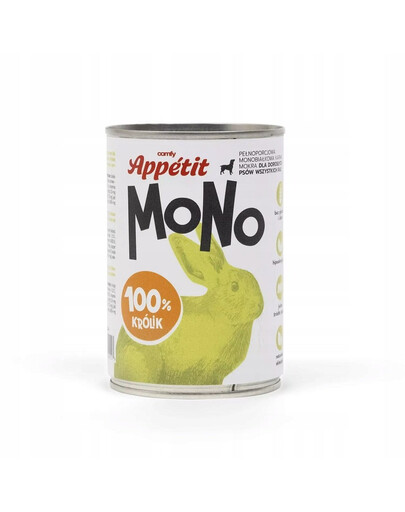 COMFY APPETIT MONO Monoproteiinitoit küülikuga 6x400 g