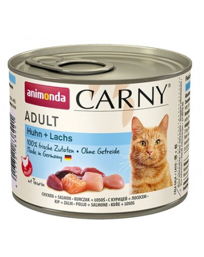 ANIMONDA Carny Adult kaķiem ar vistu un lasi 200 g