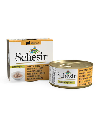 SCHESIR konservai su tunais ir sardinėmis 70 g