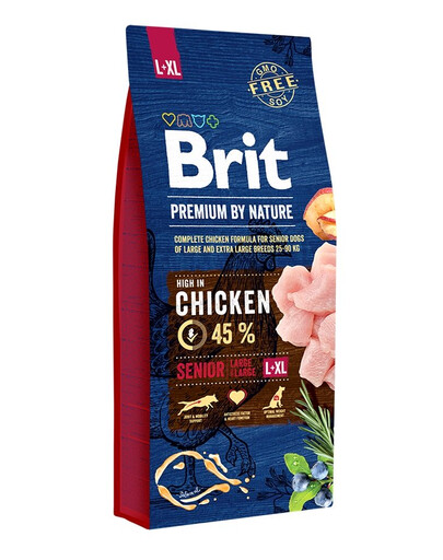 BRIT Premium By Nature Senior Large Extra Large L+XL Chicken15 kg