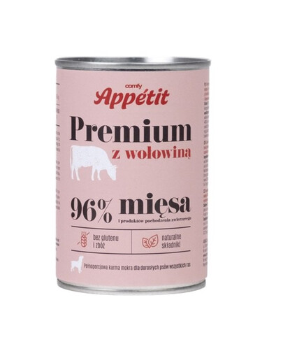 COMFY APPETIT PREMIUM ar liellopu gaļu 400 g