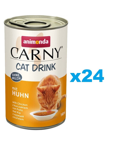 ANIMONDA Carny Cat Drink with Chicken 24x140 ml z kurczakiem