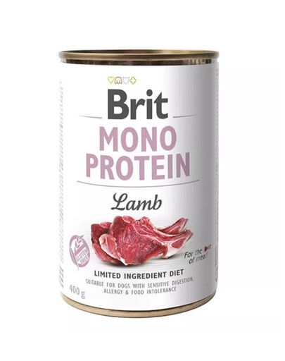 BRIT Mono Protein Lamb 400 g monoproteīnu barība jēra gaļa