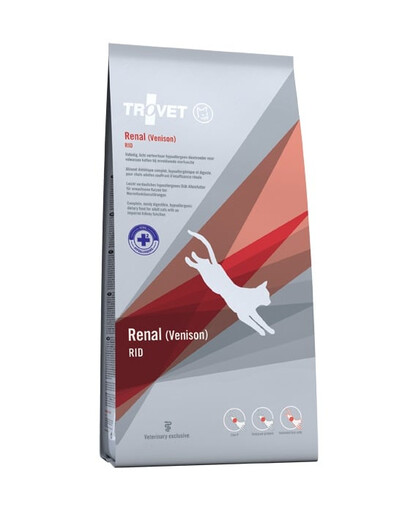 TROVET Renal Venison RID kaķiem brieža gaļa 3 kg