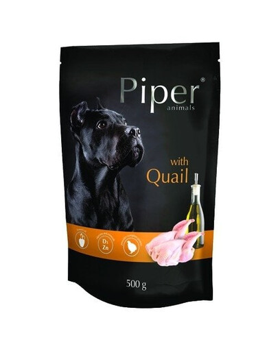 DOLINA NOTECI PIPER ar paipalu 500g mitra barība suņiem