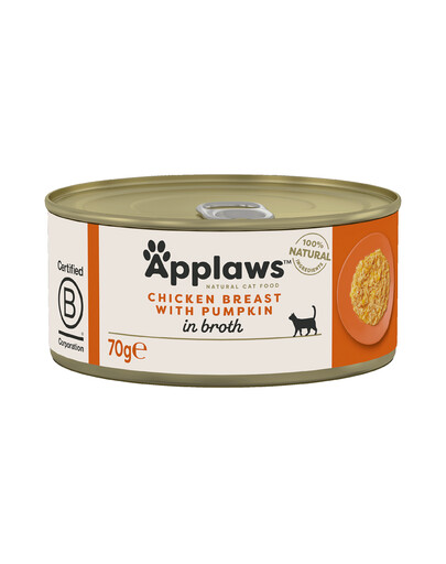 APPLAWS Vistas un ķirbju konservi kaķiem 70 g