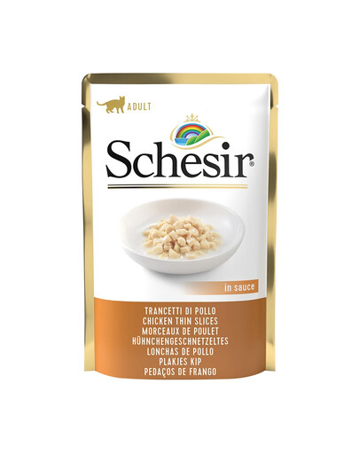 SCHESIR Plānas vistas gaļas strēmelītes 85 g mērcē