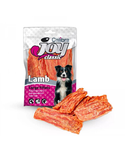 CALIBRA Dog Joy Classic Large Lamb Fillets 80 g lielas jēra filejas
