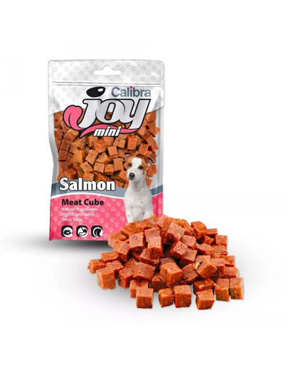CALIBRA Dog Joy Mini Salmon Cube 70 g Nelieli laša kubiņi