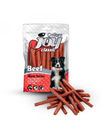 CALIBRA Dog Joy Classic Beef Sticks 80 g liellopu gaļas nūjiņas