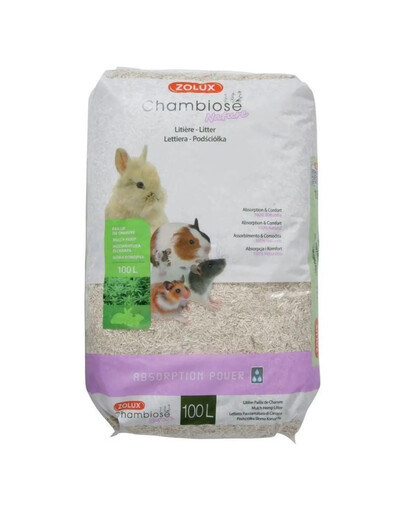 ZOLUX Chambiose Nature pakaiši grauzējiem 100 l