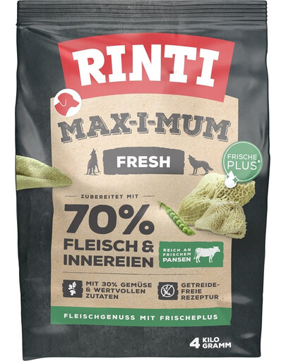 RINTI MAX-I-MUM Rumen 4 kg, nesatur graudus