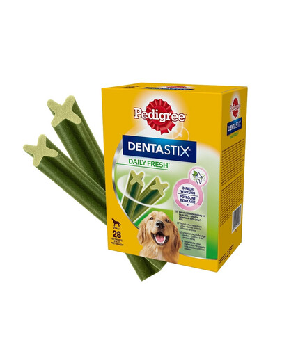 PEDIGREE DentaStix Daily Fresh ar vistas gaļu lielām šķirnēm 4x270g
