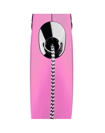 Flexi New Classic S pavada (virve), 8 m, rozā, līdz 12 kg