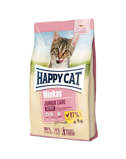 HAPPY CAT Mink Junior Care, vistas gaļa, 10 kg