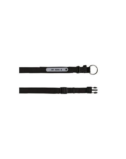 Trixie antkaklis su adresu M: 35–40 cm / 20 mm juodas