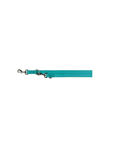 Trixie pavadėlis "Premium Adjustable Lead Double" xs  2 m / 10 mm žydras