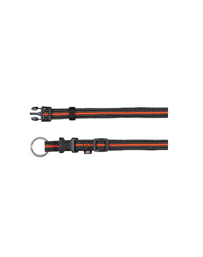 Trixie antkaklis Fusion Collar 35 – 55 cm / 20 mm juodas - oranžinis