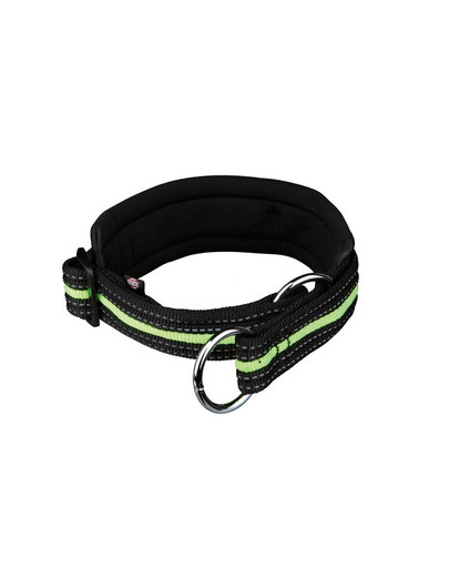 Trixie šviesą atspindintis antkaklis m 40–46 cm / 30 mm juodas-žalias