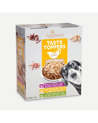 APPLAWS Dog Tin Gravy Multipack želejā 32 x 156 g