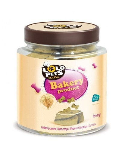 LOLO PETS suņu cepumi ar klijām 270 g
