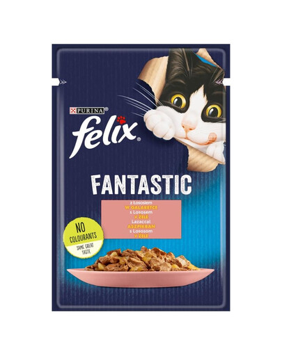 FRISKIES FANTASTIC lašiša drebučiuose  85g kačių drėgnas maistas