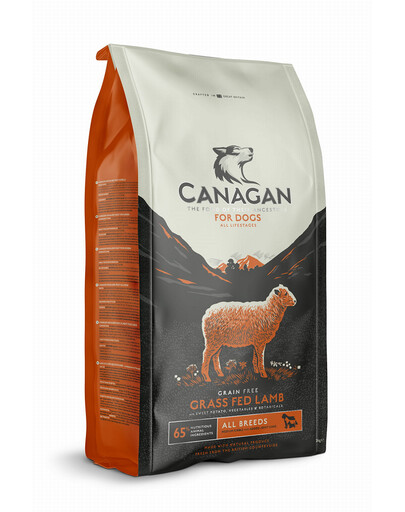 CANAGAN Dog Lamb sausā barība suņiem 12 kg jēra gaļa