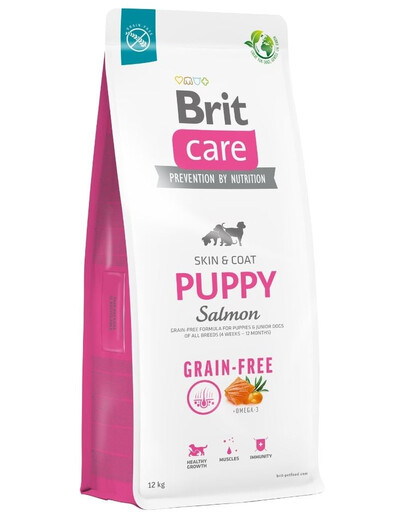 BRIT Care Sausā barība kucēniem bez graudaugiem ar lasi 12 kg