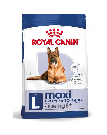 ROYAL CANIN Maxi ageing 8+ 3 kg sausā barība pieaugušiem suņiem no 8 gadu vecuma, lielām šķirnēm