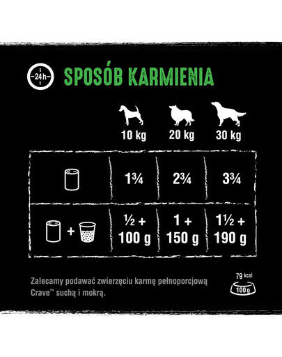 "CRAVE konservu kārba 400 g - pastēte ar jēra un liellopa gaļu (pilnvērtīga mitrā barība pieaugušiem suņiem bez graudaugiem) "