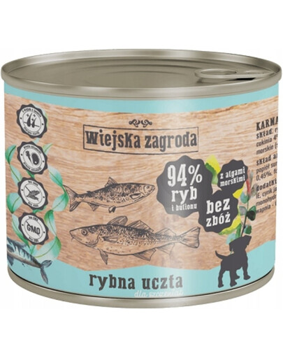 WIEJSKA ZAGRODA Zivju svētki kucēniem 200 g