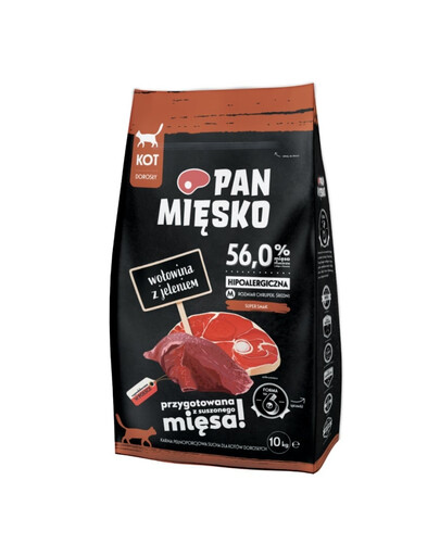 MONEY Liellopu gaļa ar brieža gaļu kaķiem M 10kg
