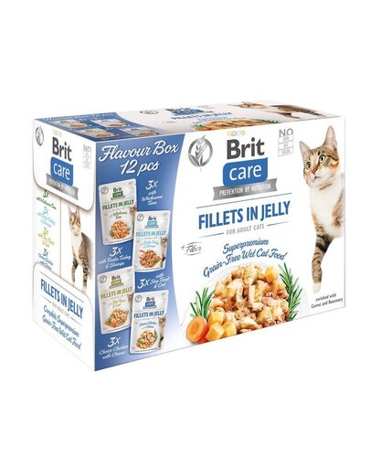 BRIT Care Cat Flavour Box in Jelly 12x85g garšu maisījums