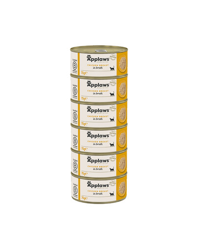 APPLAWS Cat Adult Chicken Breast vistas krūtiņa 6x70 g