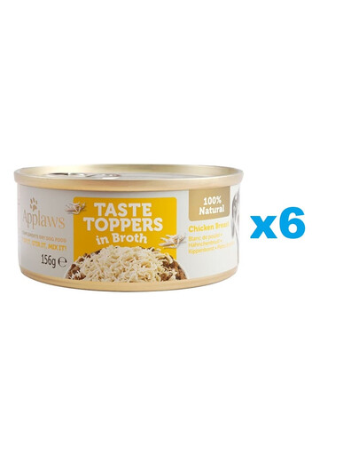 APPLAWS Taste Toppers Vistas krūtiņa buljonā 6x156 g